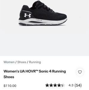 Under armour womens hovr sonic 4 running shoes.